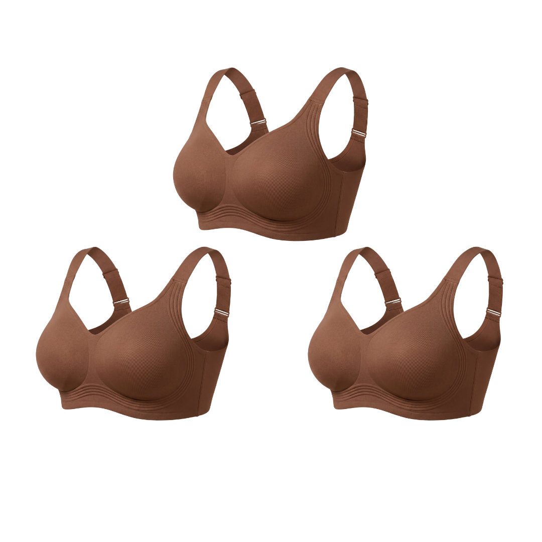 3 Sutiãs Modeladores Belleforma - 54% OFF + Calcinha Grátis